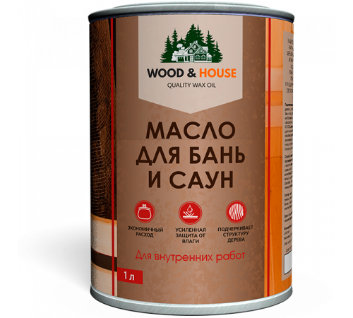 Приобрести МАСЛО ДЛЯ БАНЬ И САУН WOOD & HOUSE в Сыктывкаре, Республика Коми